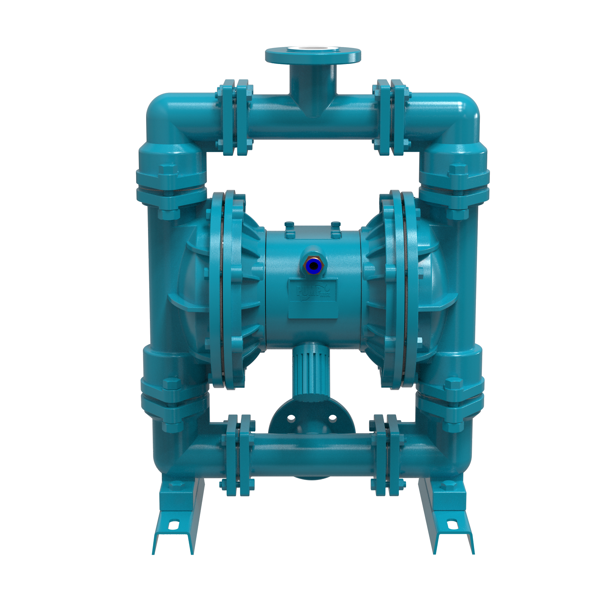 DN15-DN80 Cast Iron Pneumatic Diaphragm Pump QBQ
